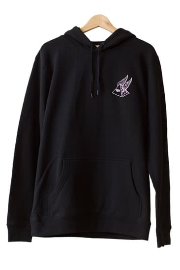 Black pyramid hoodie black clearance